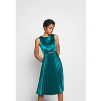 Dorothy Perkins LUXE BELTED PLEAT MIDI DRESS Sukienka koktajlowa green DP521C2CD