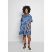 CAPSULE by Simply Be LIGHTWEIGHT DRESS Sukienka letnia blue CAS21C014