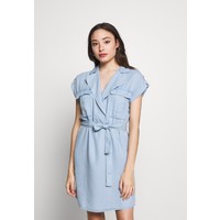 Noisy May Petite NMVERA ENDI DRESS Sukienka jeansowa light blue NM521C01O