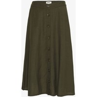 ONLY ONLVIVA LIFE NEW BUTTON SKIRT Spódnica trapezowa forest night ON321B0MO