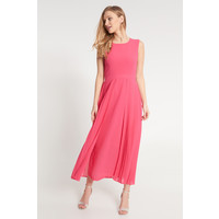 Quiosque Rozkloszowana różowa sukienka maxi na ramiączkach 4JA006504