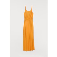 H&M Długa sukienka 0212629023 Pomarańczowy