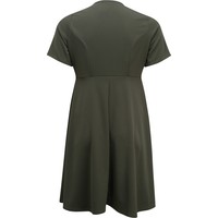 Dorothy Perkins Curve Sukienka 'GREEN V NECK DRESS' DPC0023001000001