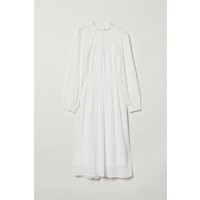 H&M Szyfonowa sukienka 0664936005 Biały