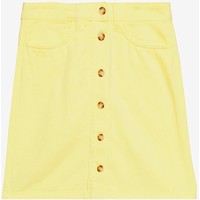 TOM TAILOR DENIM COLOURED SKIRT Spódnica jeansowa daffodil yellow TO721B05O
