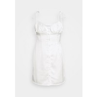Glamorous BUST DETAIL MINI DRESS WITH SHOULDER TIES Sukienka letnia white GL921C0KZ