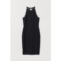 H&M Sukienka z mocowaniem na karku 0751254002 Czarny