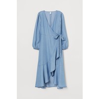 H&M Dżinsowa sukienka z lyocellu 0758203001 Jasnoniebieski denim