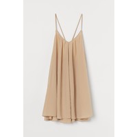 H&M Sukienka z lyocellem 0899351002 Beżowy