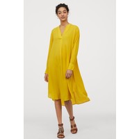 H&M Sukienka z lyocellem 0817361002 Żółty