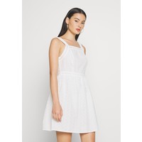 Superdry BLAIRE BRODERIE DRESS Sukienka letnia chalk white SU221C0H6