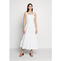 GAP EYELET APRN MAXI DRESS Długa sukienka optic white GP021C0F9