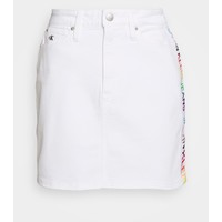 Calvin Klein Jeans SKIRT Spódnica jeansowa denim white C1821B03G