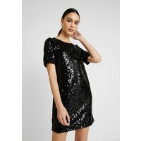 Nly by Nelly SEQUIN SHIFT DRESS Sukienka koktajlowa black NEG21C06X
