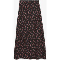 Anna Field BASIC Maxi skirt Długa spódnica black/rose AN621B08G