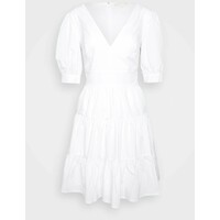 MICHAEL Michael Kors V NECK PUFF DRESS Sukienka letnia white MK121C0FK