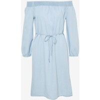 ONLY Petite ONLTAMANTHA OFF SHOULD DRESS Sukienka letnia light blue denim OP421C06K