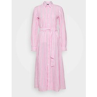 Polo Ralph Lauren LONG SLEEVE CASUAL DRESS Długa sukienka pink/white PO221C06I