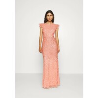 Maya Deluxe ALL OVER EMBELLISHED DRESS Suknia balowa coral M2Z21C03W