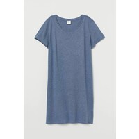 H&M Dżersejowa sukienka T-shirtowa 0859077018 Niebieski melanż