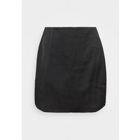 Missguided SLIP SKIRT Spódnica mini black M0Q21B0AL
