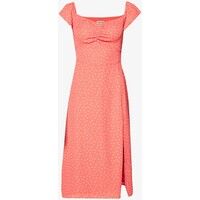 Abercrombie & Fitch MIDI DRESS Sukienka letnia orange A0F21C046