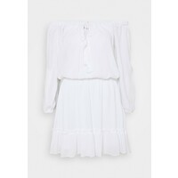Missguided Petite BARDOT TASSEL DRESS Sukienka letnia white M0V21C0DF