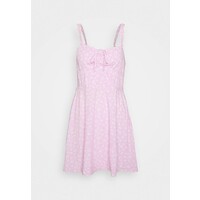 NA-KD PAMELA REIF TIE DETAIL MINI DRESS Sukienka letnia pink NAA21C0CH