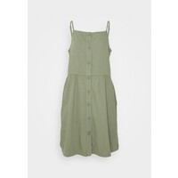 Monki LOLLO DRESS Sukienka letnia khaki green medium dusty MOQ21C08L