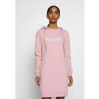 Superdry HARPER HOODED Sukienka letnia soft pink SU221C0H1
