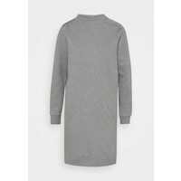 Calvin Klein FUNNEL NECK LOGO DRESS Sukienka etui mid grey heather 6CA21C029