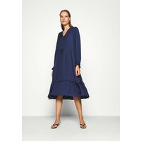 Selected Femme SLFCALLIE DAMINA MIDI DRESS Sukienka letnia maritime blue SE521C0W8
