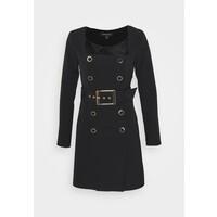 Forever New BROOKLYN BUCKLE BLAZER DRESS Sukienka koszulowa black FOD21C09X