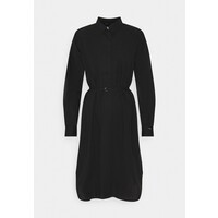 Calvin Klein TIE CUFF SHIRT DRESS Sukienka letnia black 6CA21C03U