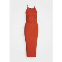 Missguided RACER NECK CROP AND MIDI SKIRT SET Spódnica ołówkowa red M0Q21B0AT