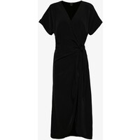 Monki ENLIE WRAP DRESS Sukienka letnia black MOQ21C07A