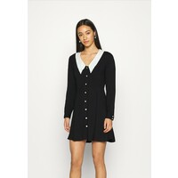 Monki NOOMI DRESS Sukienka koszulowa black MOQ21C08V