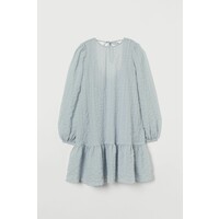 H&M Trapezowa sukienka 0913088002 Jasny szaroniebieski