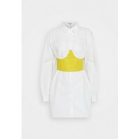 Missguided CORSET WAIST DETAIL DRES Sukienka koszulowa white M0Q21C1P0