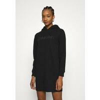 Calvin Klein HOODED STUD DRESS Sukienka letnia black 6CA21C026