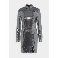 Missguided FOIL SEQUIN HIGH NECK MINI DRESS Sukienka koktajlowa black M0Q21C1S3