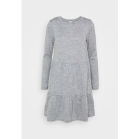 Vila VIGISELLA O-NECK DRESS Sukienka dzianinowa medium grey melange V1021C27R