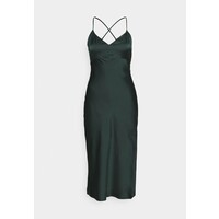 Abercrombie & Fitch CROSS BACK MIDI DRESS Sukienka koktajlowa emerald green A0F21C078