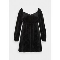 Simply Be SWEATHEART BECK SKATER DRESS Sukienka letnia black SIE21C060