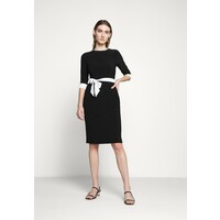 Lauren Ralph Lauren CLASSIC TONE DRESS Sukienka z dżerseju black/white L4221C12A