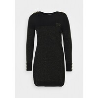 Elisabetta Franchi WOMAN'S DRESS Sukienka dzianinowa black EF121C074