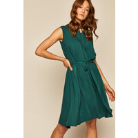 Medicine Sukienka damska wiązana w talii zielona RS20-SUD909_67X