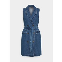 Vero Moda Tall VMTAILOR BLAZER DRESS Sukienka jeansowa medium blue denim VEB21C077