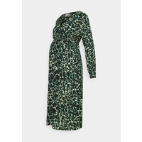 MAMALICIOUS MLNERIS MIDI DRESS Sukienka letnia frosty green/black M6429F0WR