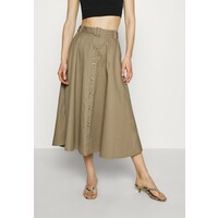 Who What Wear THE BELTED CIRCLE SKIRT Spódnica trapezowa light tobacco WHF21B000